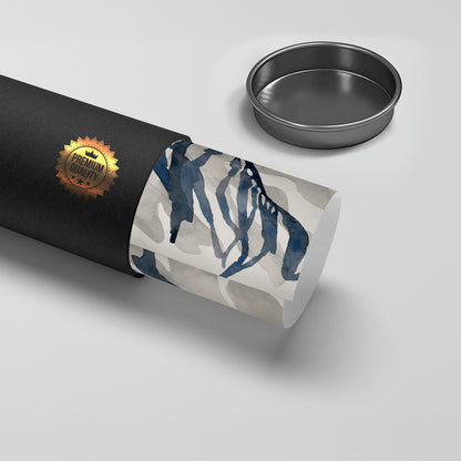 Abstract Indigo Seaweed - Poster