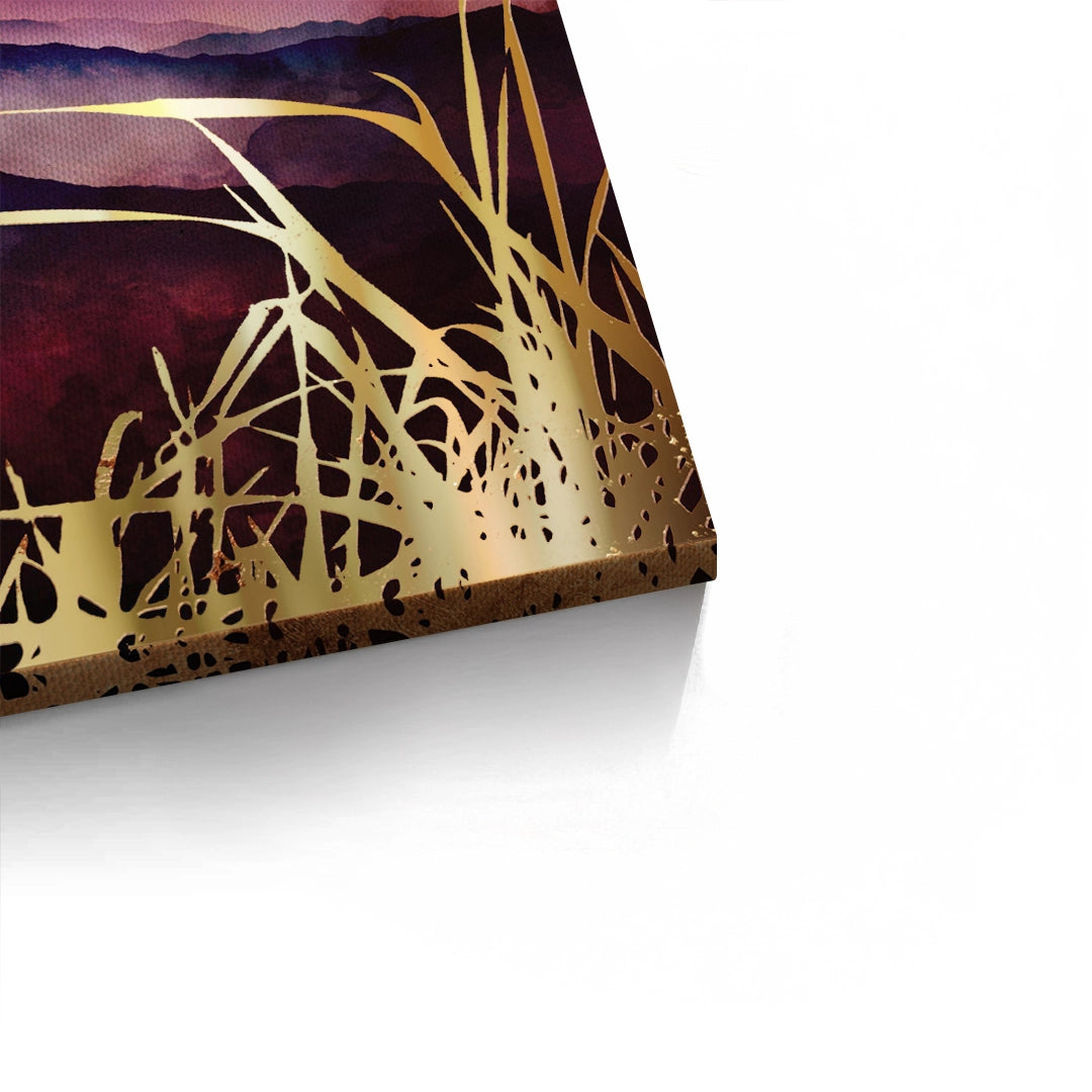 2Abstract Japanese Crane  - Canvas