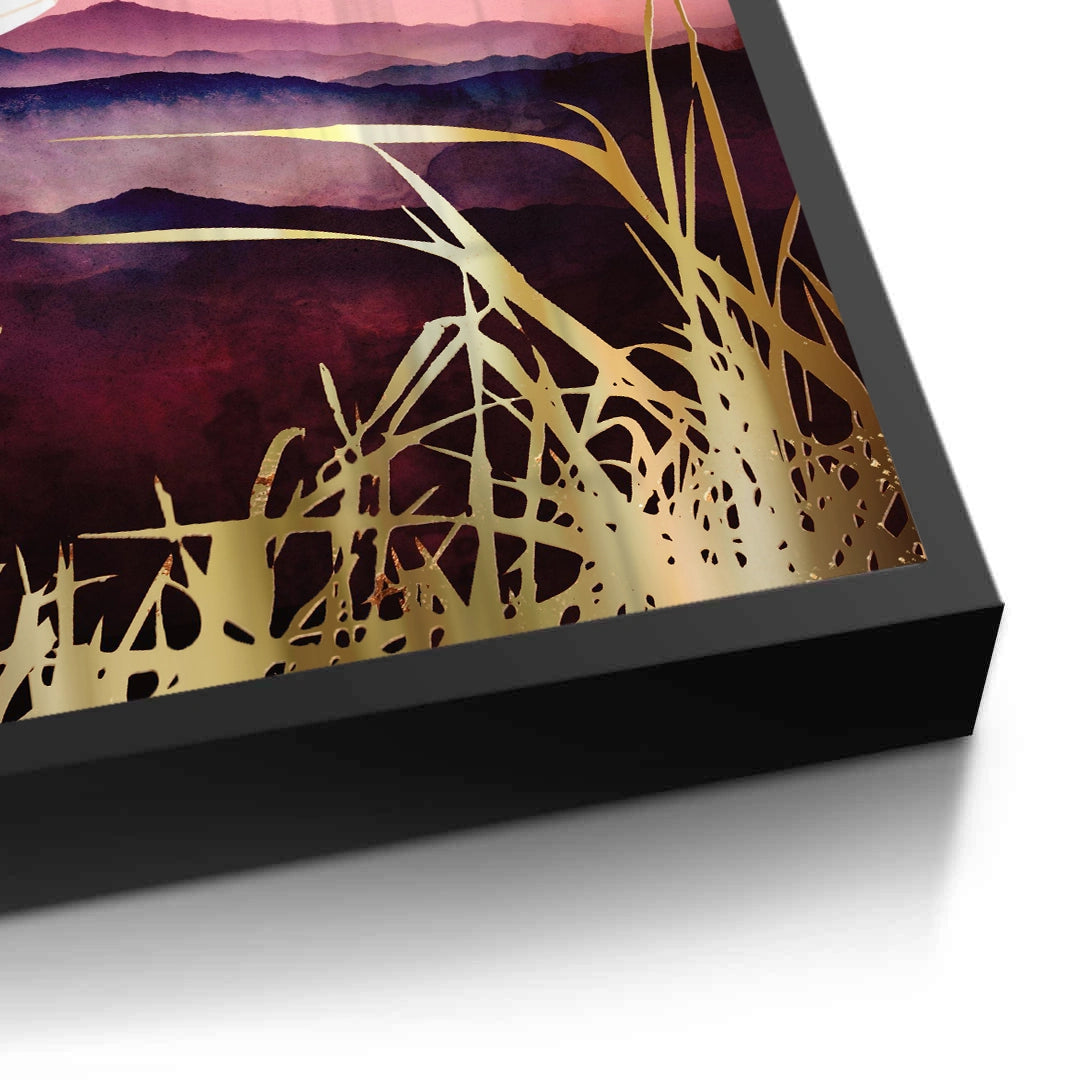 2Abstract Japanese Crane - Fine Art