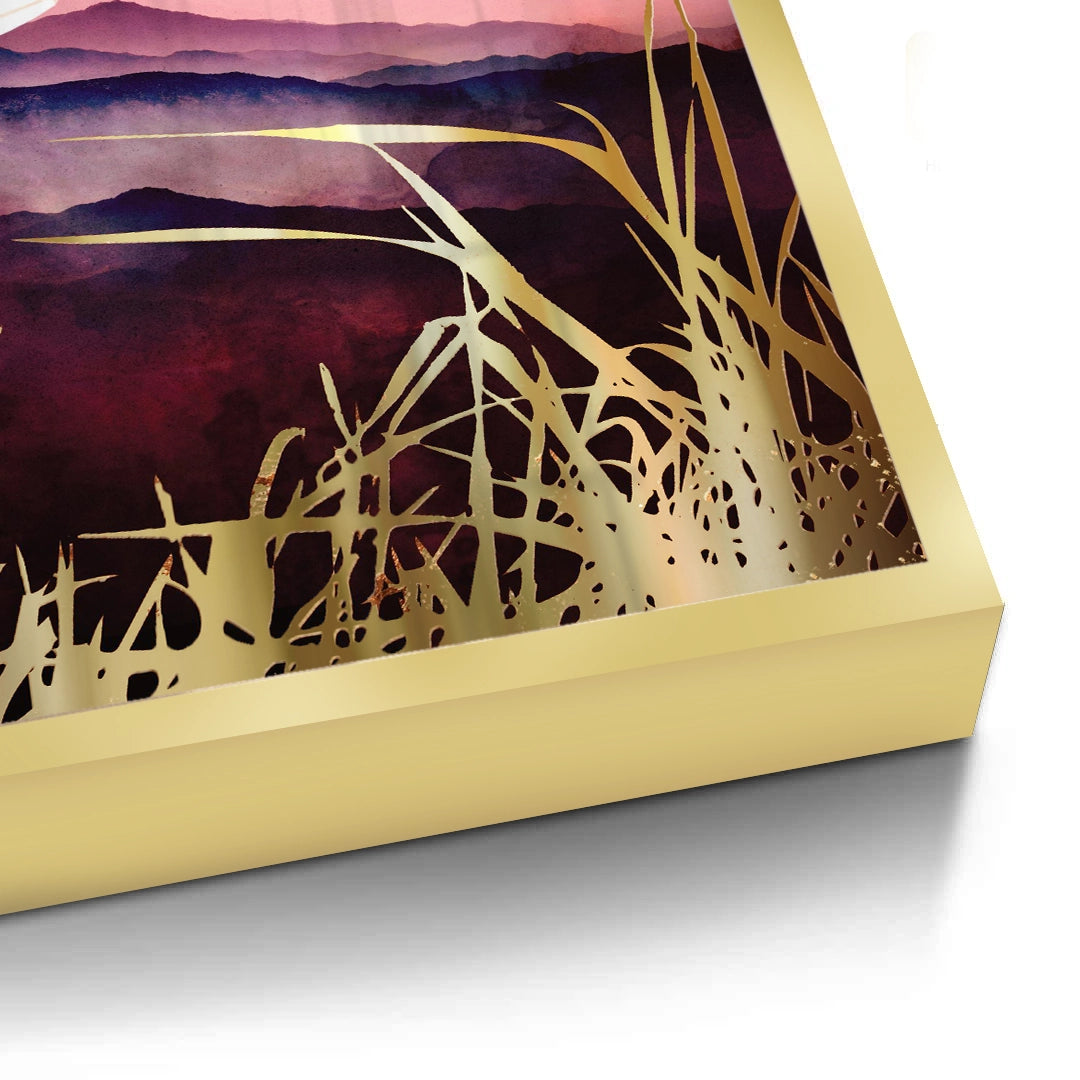 2Abstract Japanese Crane - Fine Art