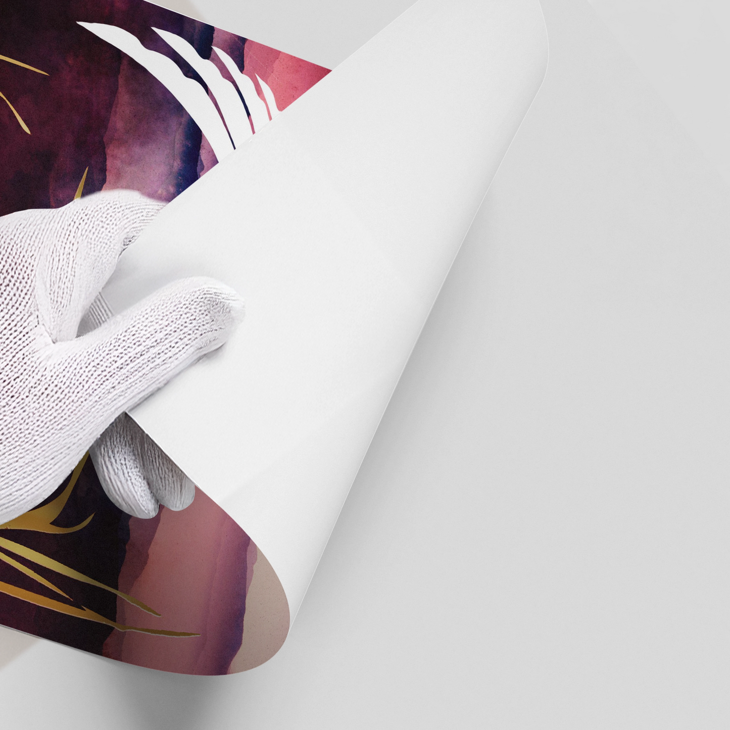 2Abstract Japanese Crane - Poster