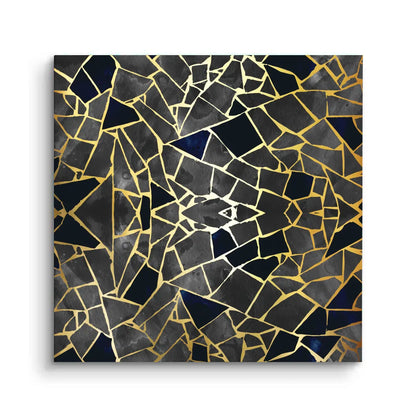 Abstract Kintsugi Stone - Canvas