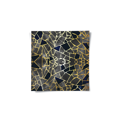 Abstract Kintsugi Stone- Poster