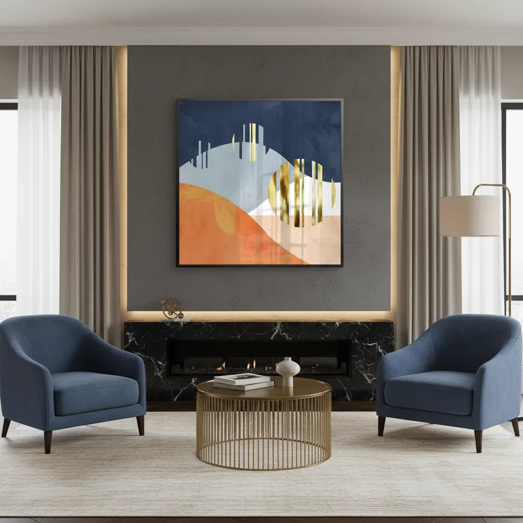 Abstract Landscape - Fine Art - Jasmineart.ae