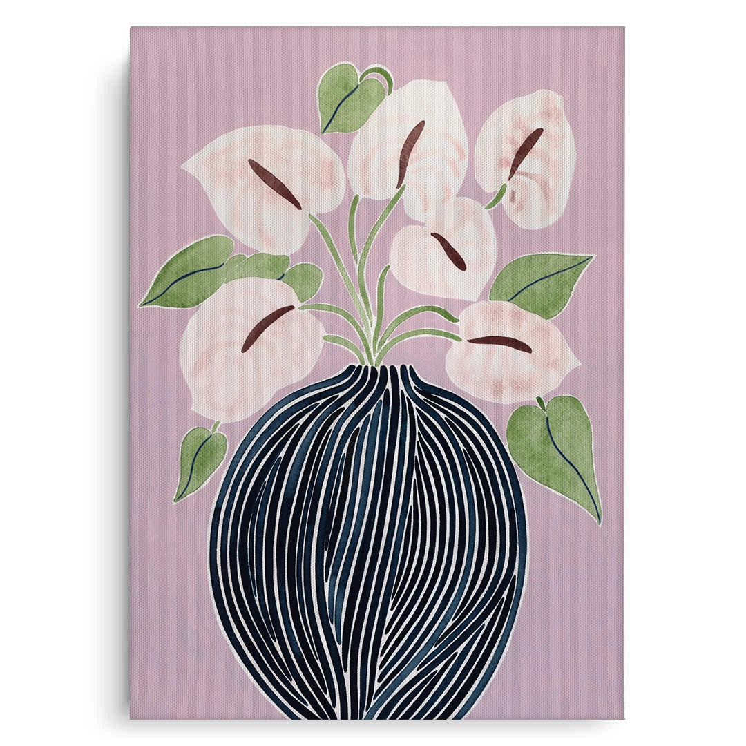 2Abstract Lilac - Canvas