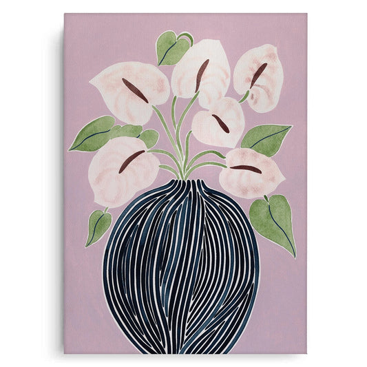 Abstract Lilac - Canvas