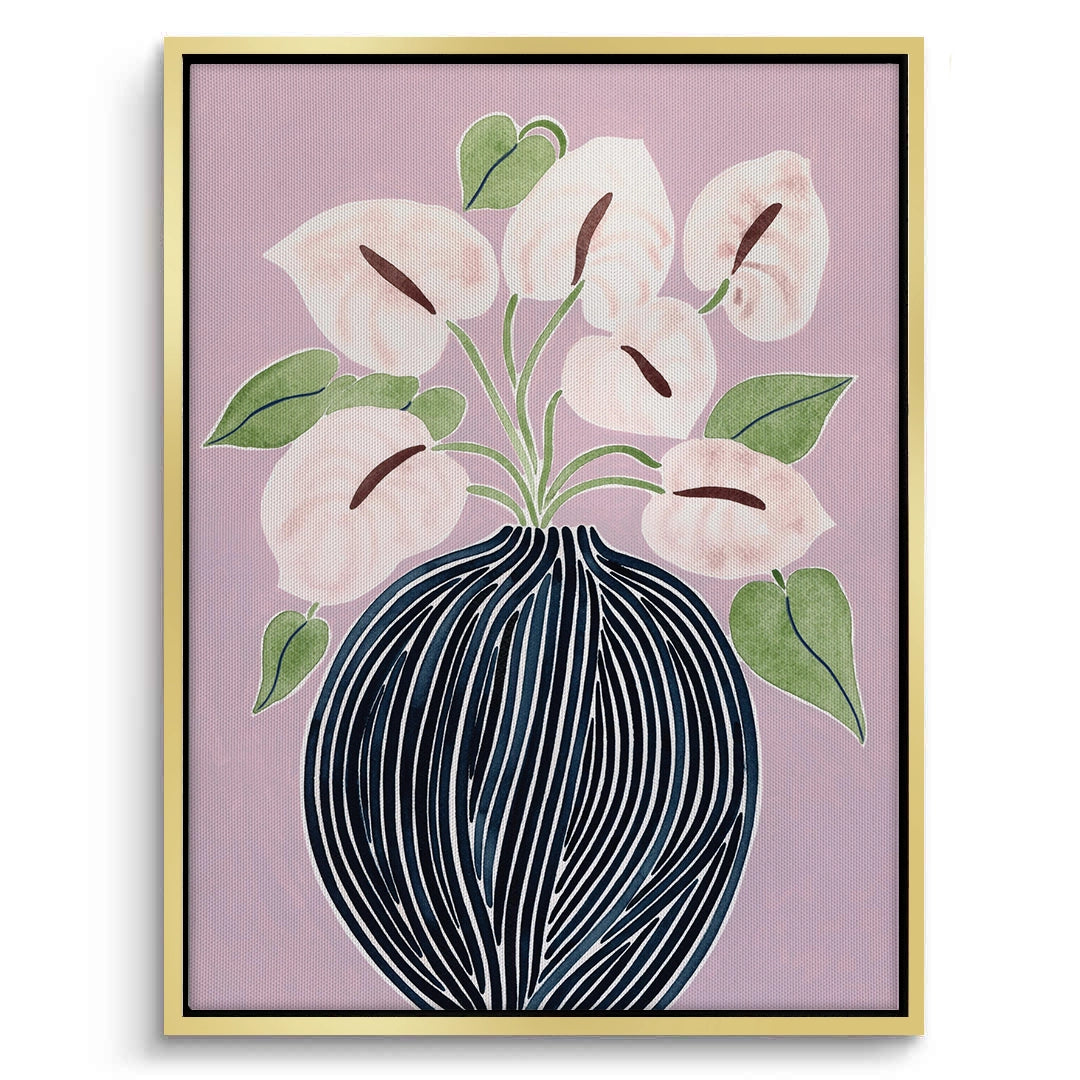 2Abstract Lilac - Canvas