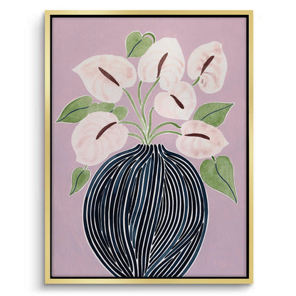 Abstract Lilac - Canvas