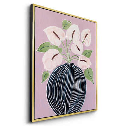 Abstract Lilac - Canvas