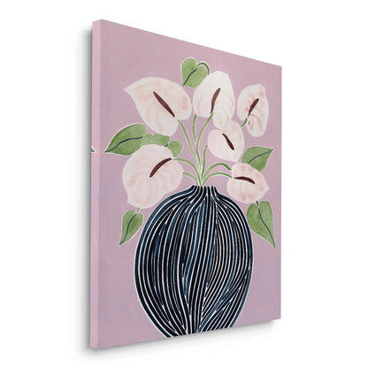 Abstract Lilac - Canvas