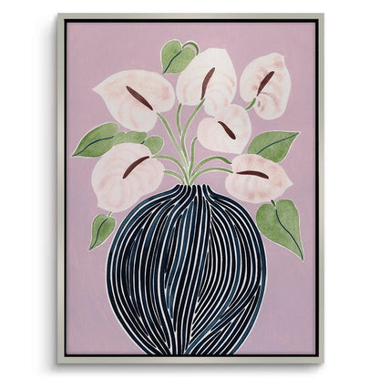 Abstract Lilac - Canvas