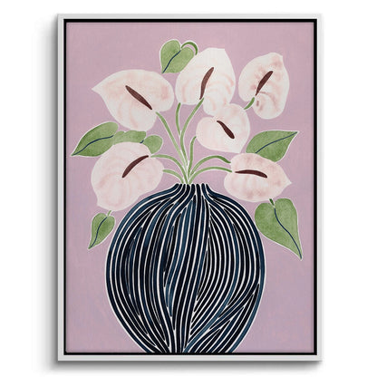 Abstract Lilac - Canvas