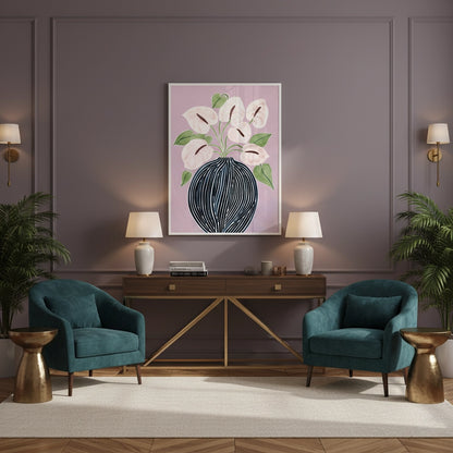 Abstract Lilac - Fine Art