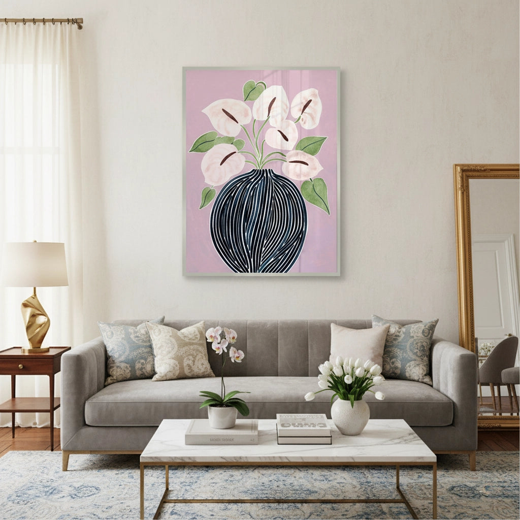 2Abstract Lilac - Fine Art