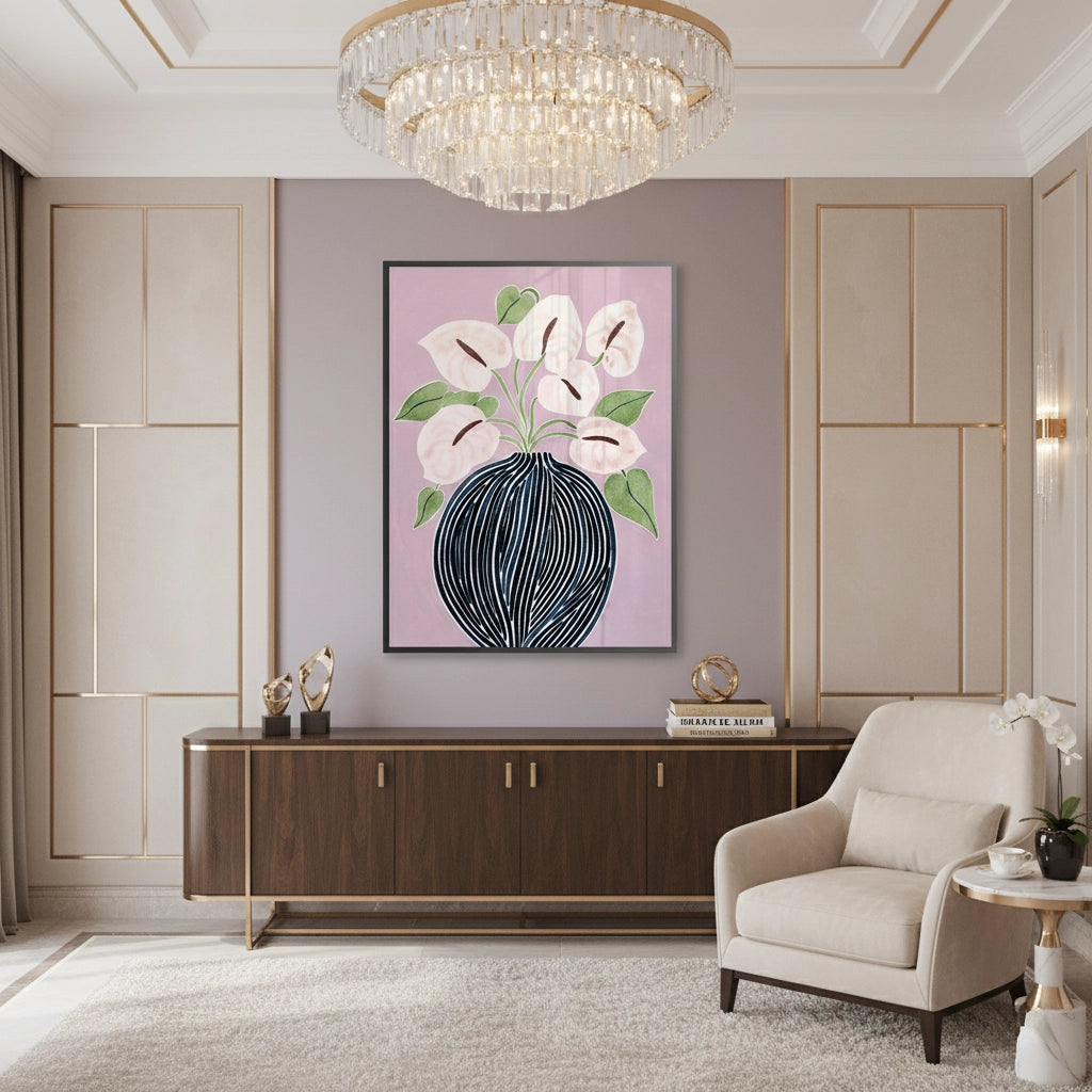 2Abstract Lilac - Fine Art