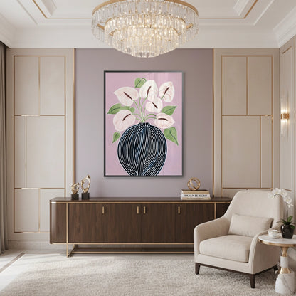 Abstract Lilac - Fine Art