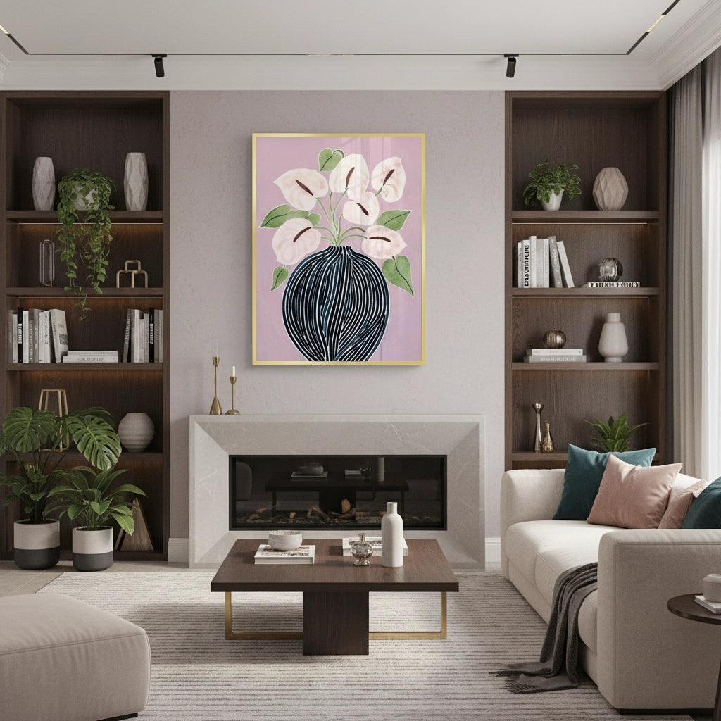 2Abstract Lilac - Fine Art