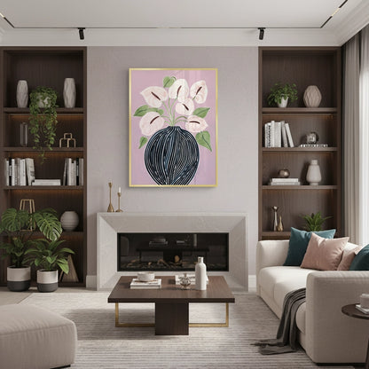 Abstract Lilac - Fine Art