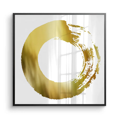 Abstract Metallic Circle - Fine Art