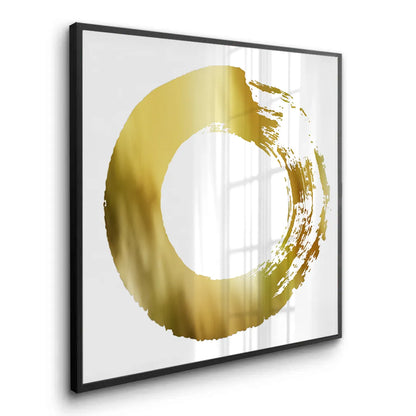 Abstract Metallic Circle - Fine Art