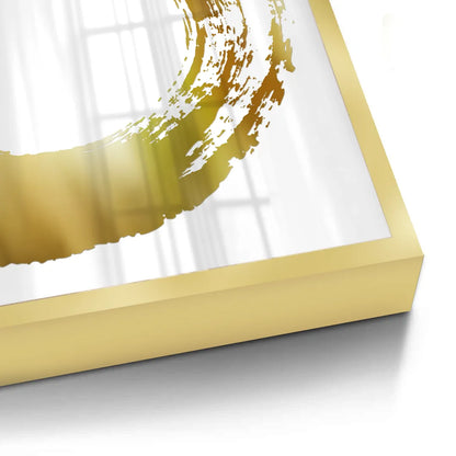 Abstract Metallic Circle - Fine Art