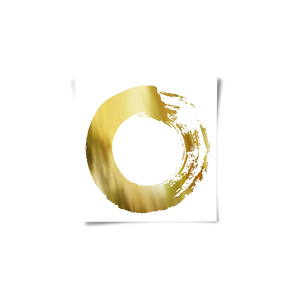 Abstract Metallic Circle - Poster