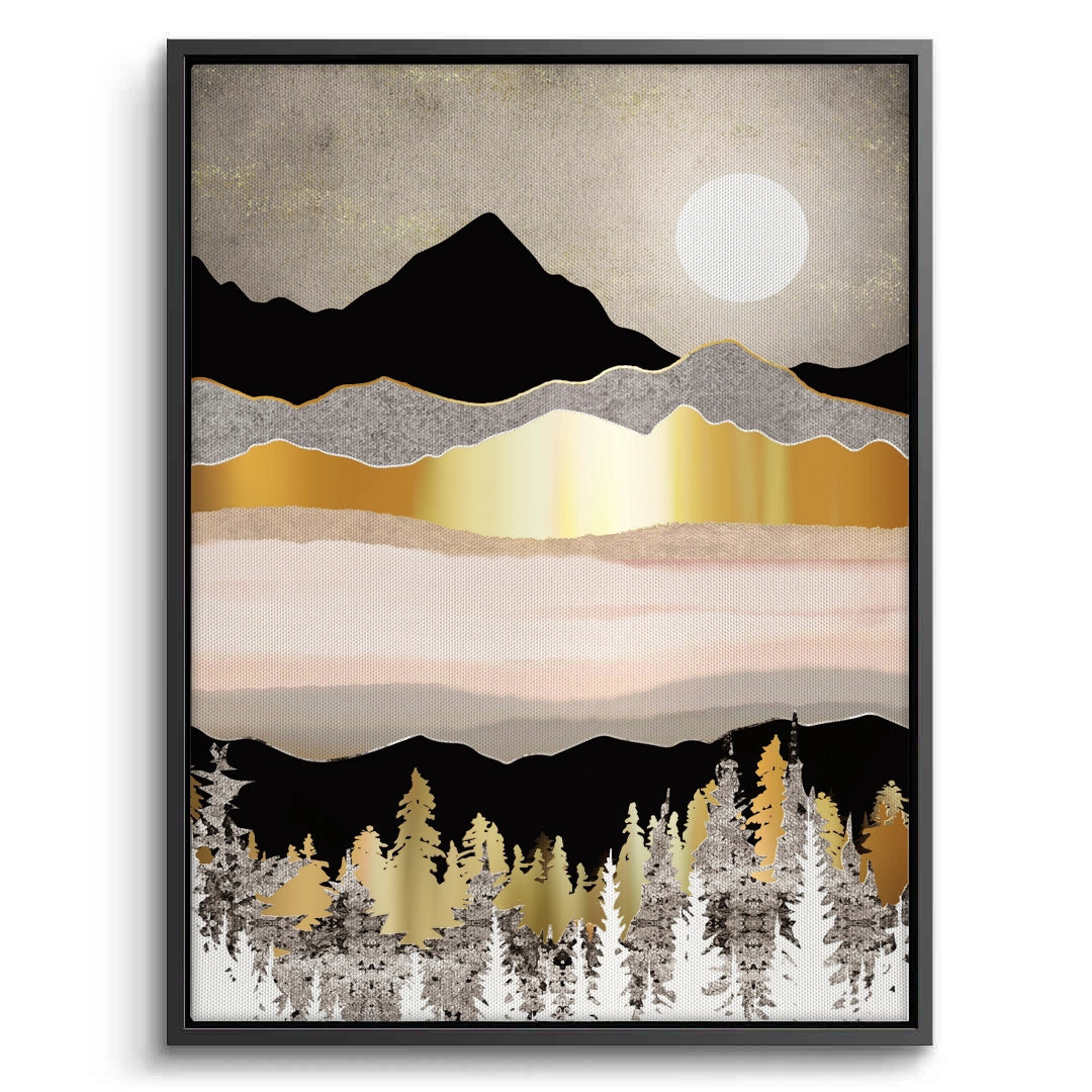 2Abstract Metallic Forest - Canvas