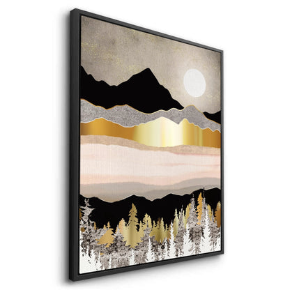 Abstract Metallic Forest - Canvas