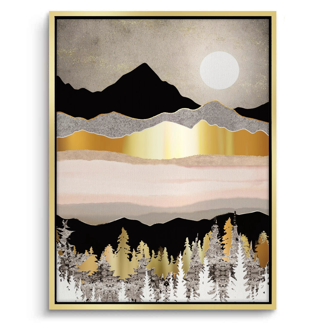 2Abstract Metallic Forest - Canvas