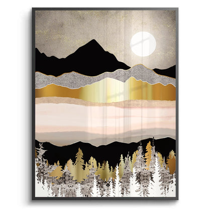 Abstract Metallic Forest - Fine Art - Jasmineart.ae