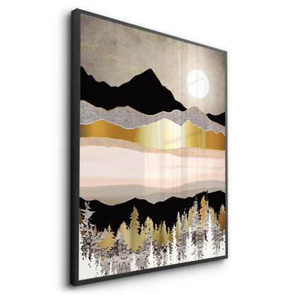 Abstract Metallic Forest - Fine Art - Jasmineart.ae