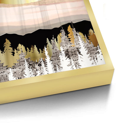 Abstract Metallic Forest - Fine Art - Jasmineart.ae