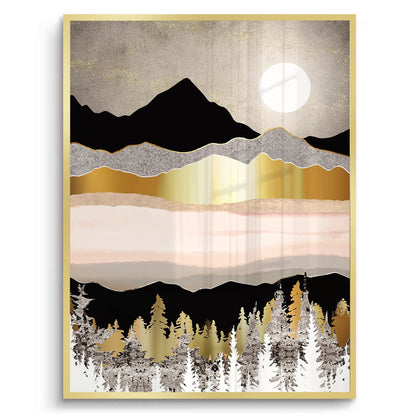 Abstract Metallic Forest - Fine Art - Jasmineart.ae