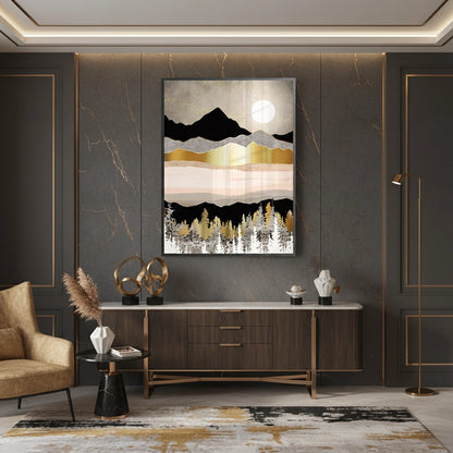 Abstract Metallic Forest - Fine Art - Jasmineart.ae