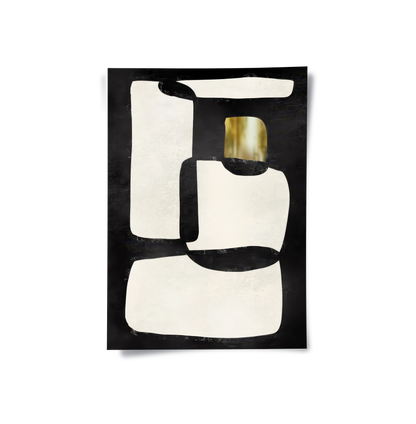 Abstract Modular Diptych Set of 2 - Poster