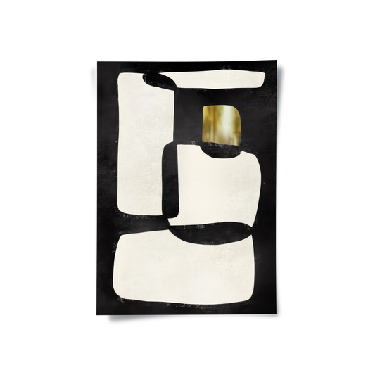 Abstract Modular Diptych Set of 2 - Poster