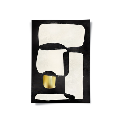 Abstract Modular Diptych Set of 2 - Poster