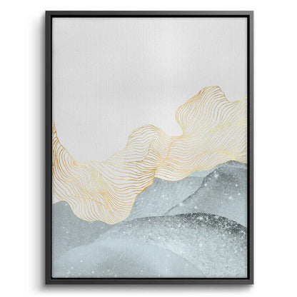 Abstract Mountain Set of 2 - Canvas