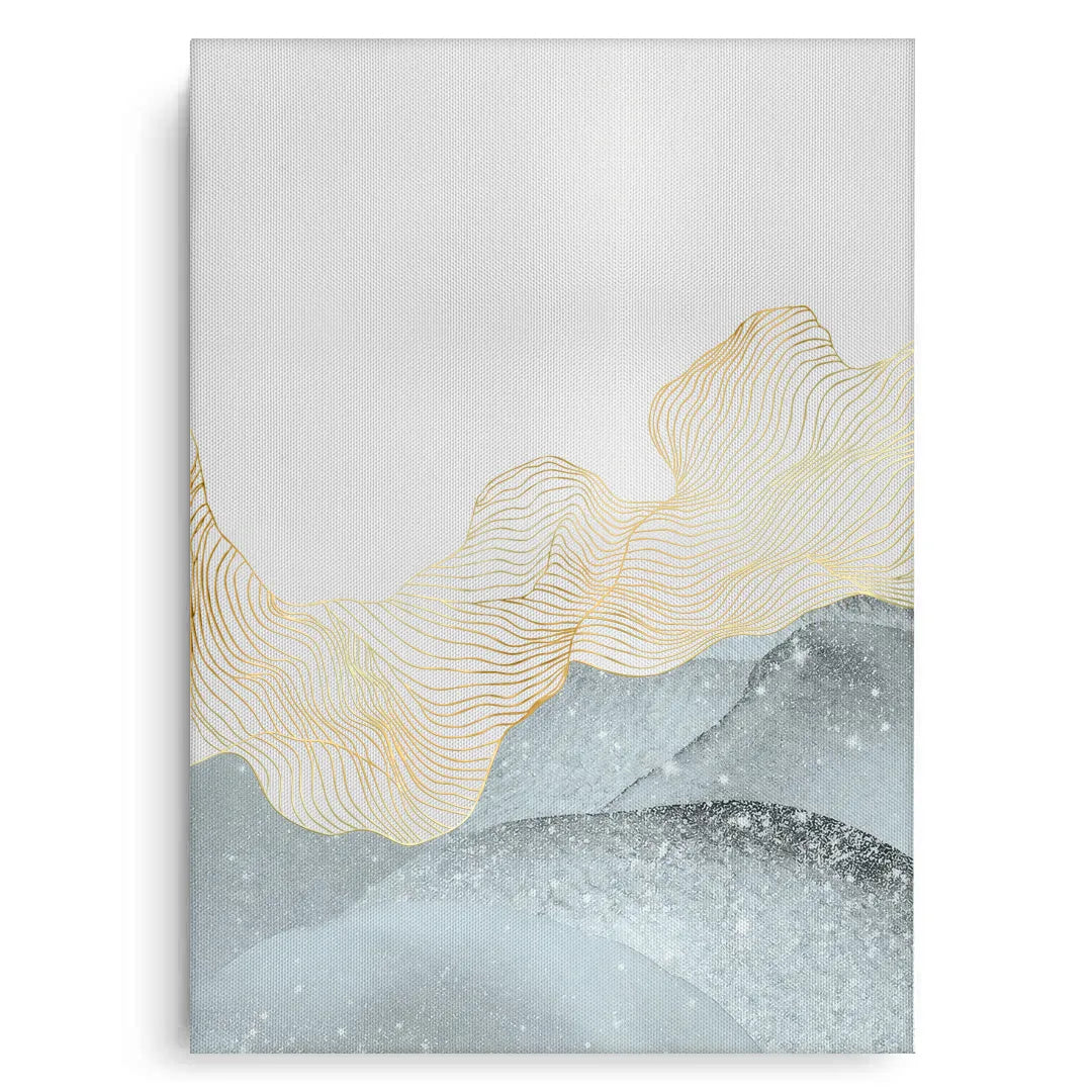 Abstract Mountain Set of 2 - Canvas - Jasmineart.ae