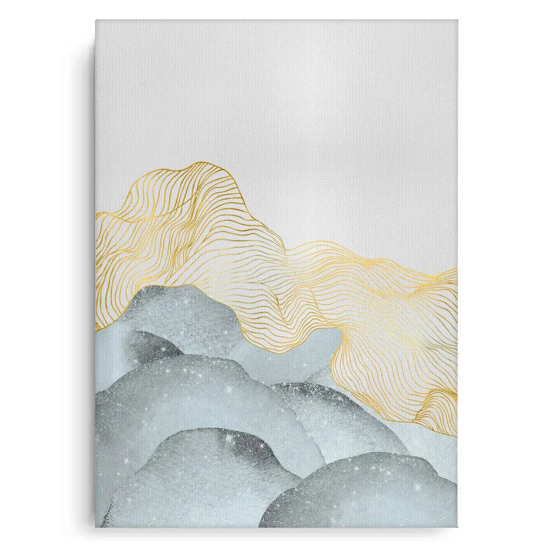 2Abstract Mountain Set of 2 - Canvas