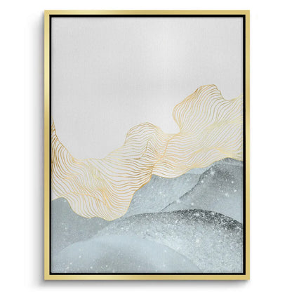 Abstract Mountain Set of 2 - Canvas