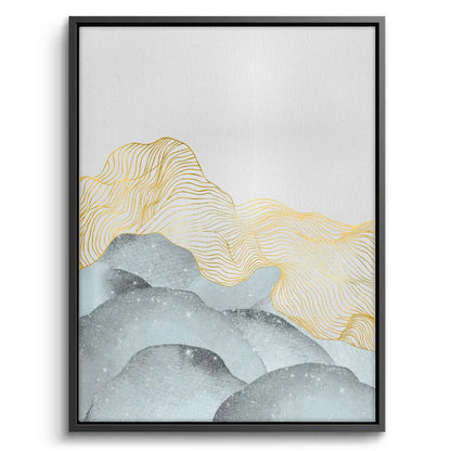 Abstract Mountain Set of 2 - Canvas