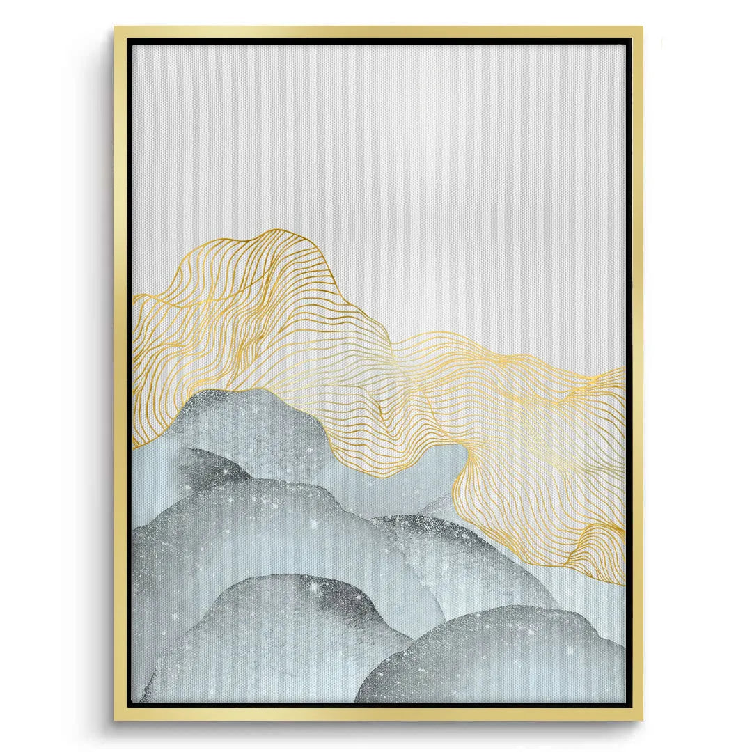 2Abstract Mountain Set of 2 - Canvas