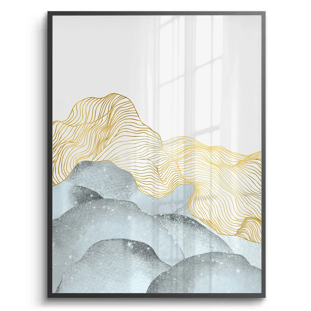 2Abstract Mountain Set of 2 - Fine Art