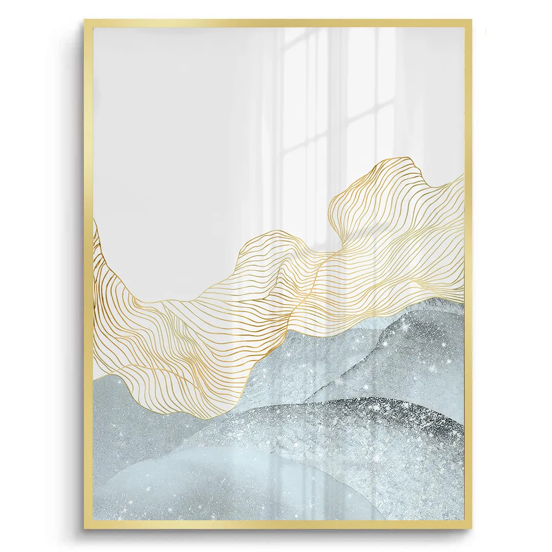2Abstract Mountain Set of 2 - Fine Art