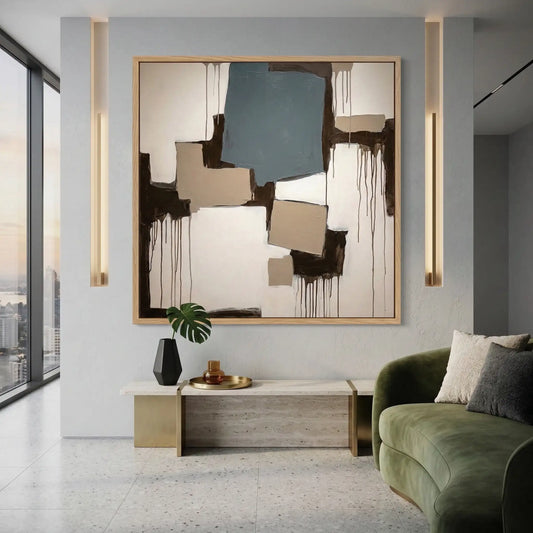 Abstract Muted Blocks #AMB926
