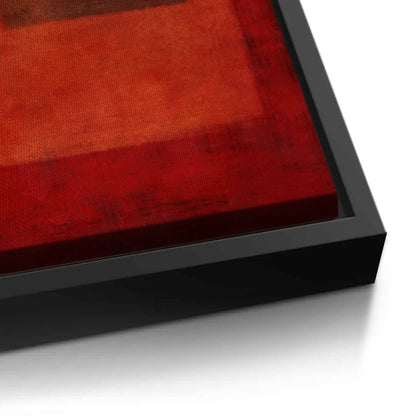 Abstract Red Color Field  - Canvas
