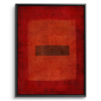 Abstract Red Color Field  - Canvas