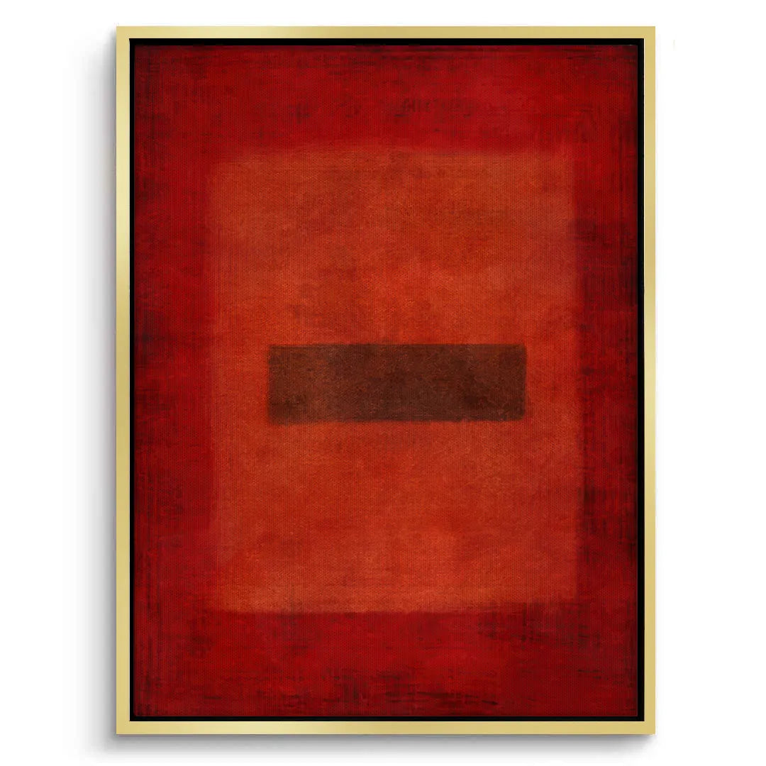 2Abstract Red Color Field  - Canvas
