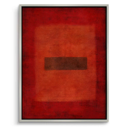 Abstract Red Color Field  - Canvas